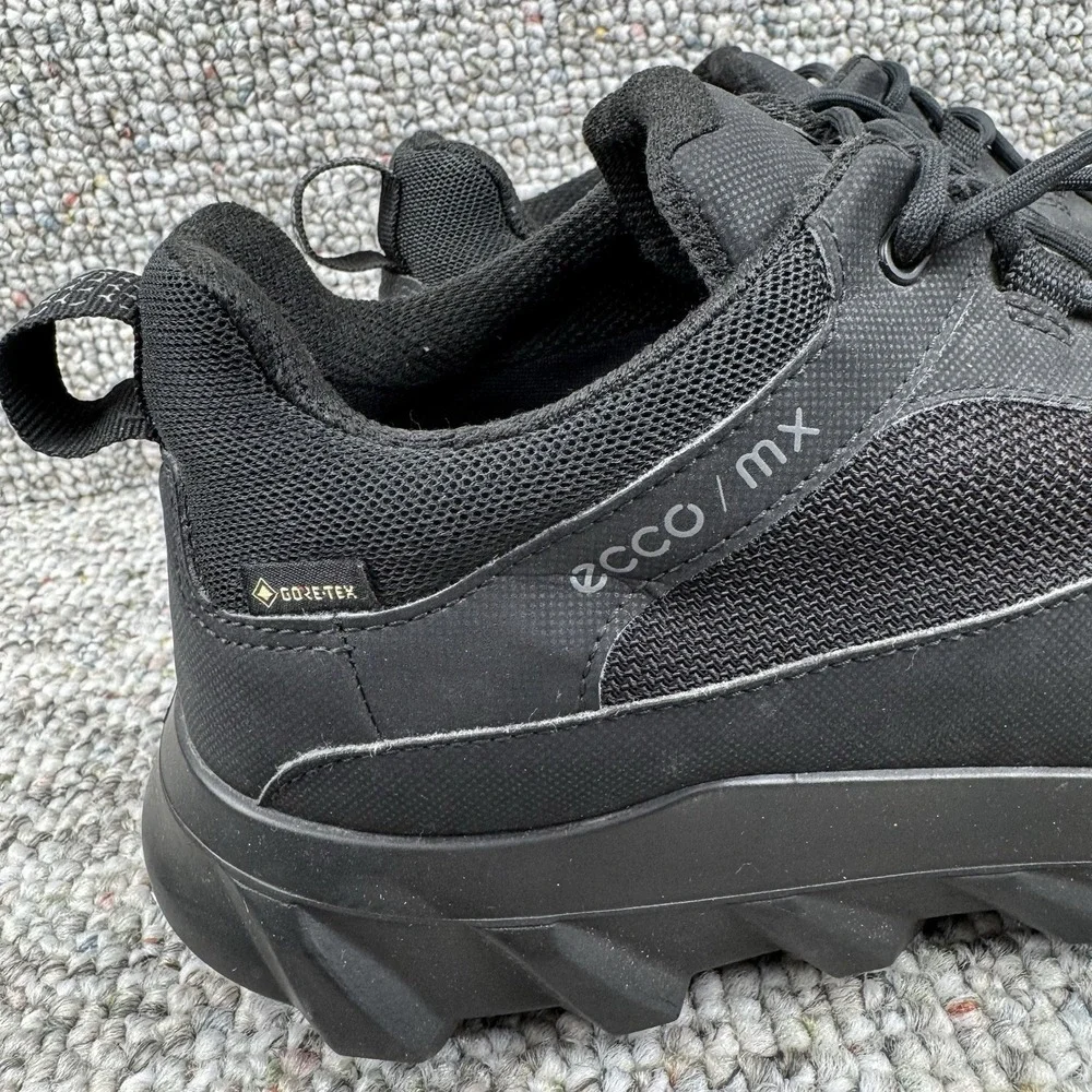 ECCO MX Shoes Mens 8-8.5 Gore-Tex Outdoor Waterproof Hiking Low Top Black